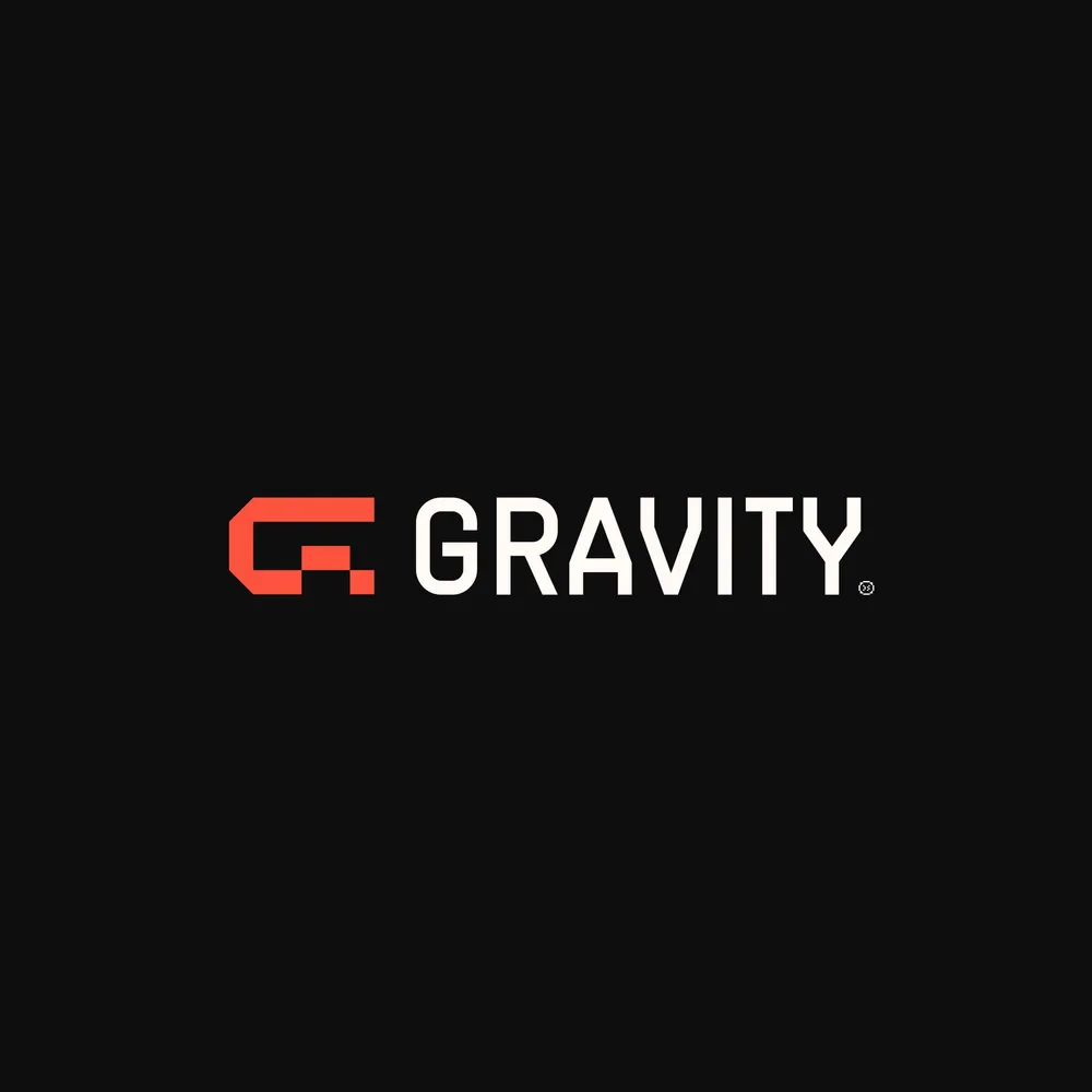 Gravity logo by Derek Sieber