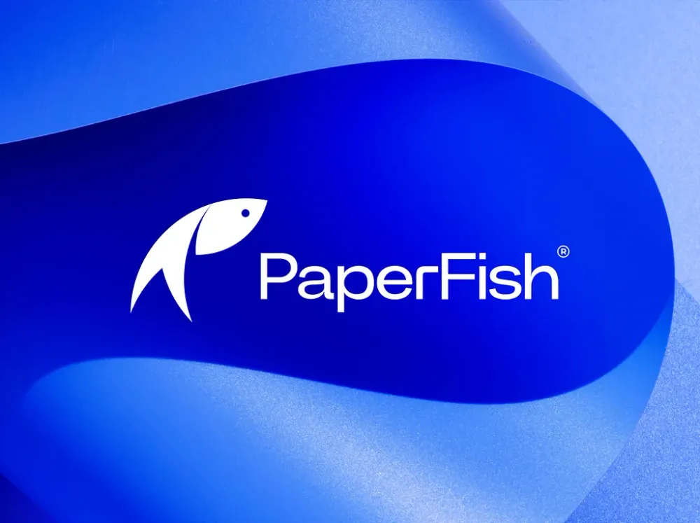 PaperFish logo by Anenik Studio