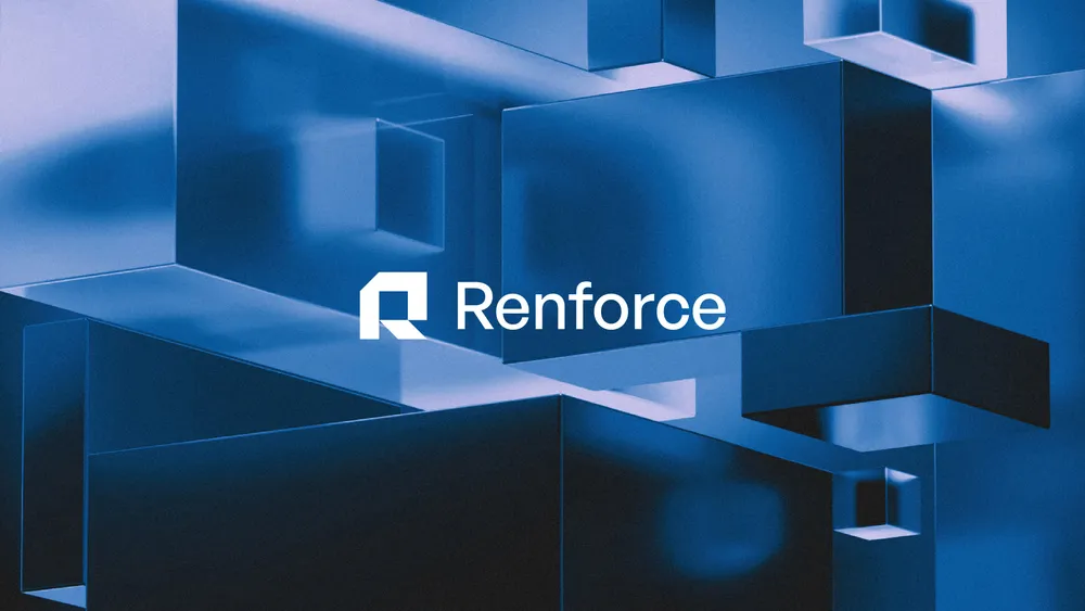 Renforce logo by Nirakaar Branding Studio