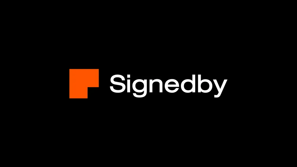 Signedby logo by Ruben Daems