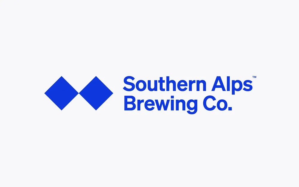 Southern Alps Brewing Co logo by Seachange