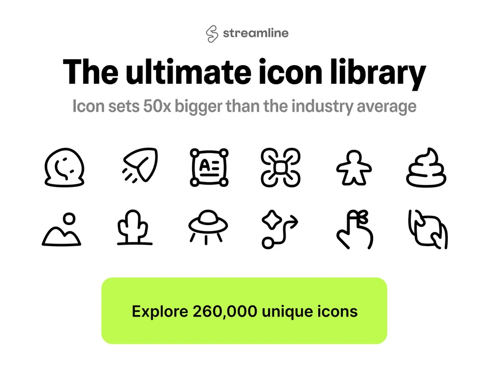 Streamline logo by World's largest and most consistent icon sets ...